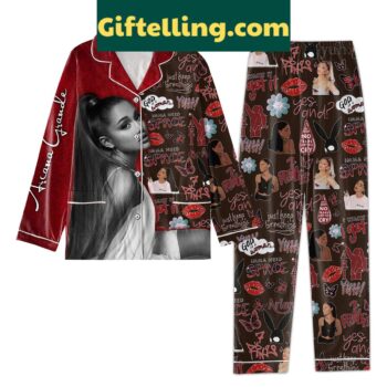 Ariana Grande I'mma Need Space Red Polyester Pajama Set