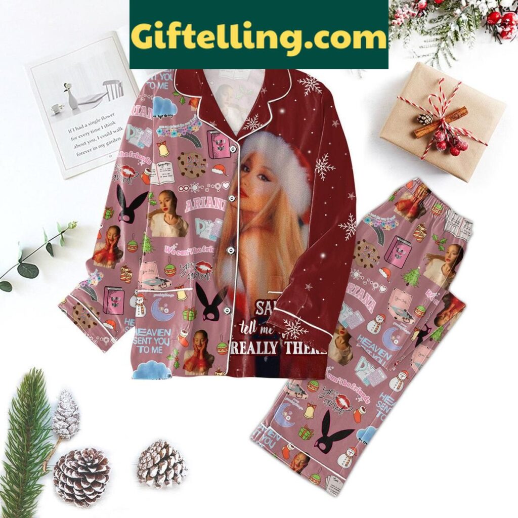 Ariana Grande merry Christmas polyester pajamas set