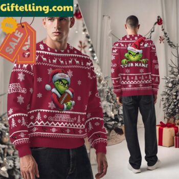 Arizona Cardinals Grinch Ugly Christmas Sweater
