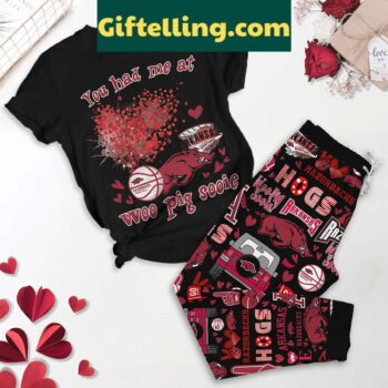 Arkansas Razorbacks Go Hogs Fleece Pajamas Set