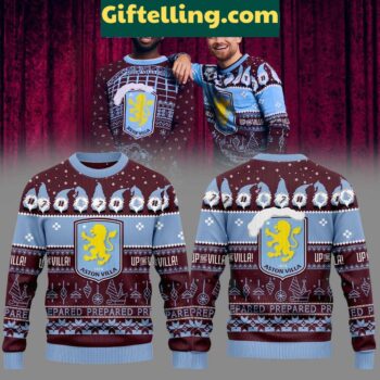 Aston Villa gnome Christmas jumper ugly sweater