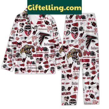 Atlanta Falcons Peace Love Rise Up Dirty Birds Pajamas Set