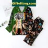 Avril Lavigne The Best Damn Thing Polyester Pajamas Set, black design