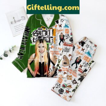Avril Lavigne The Best Damn Thing White Polyester Pajamas Set