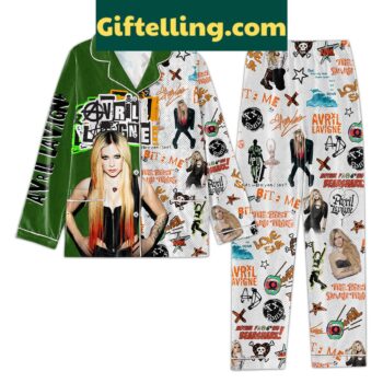 Avril Lavigne The Best Damn Thing White Polyester Pajamas Set