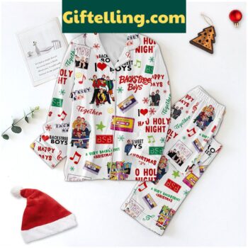 Backstreet Boys A Very Backstreet Christmas Polyester Pajamas Set