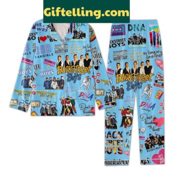 Backstreet Boys As Long As I Love You Polyester Pajamas Set Blue Version