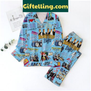 Backstreet Boys As Long As I Love You Polyester Pajamas Set Blue Version