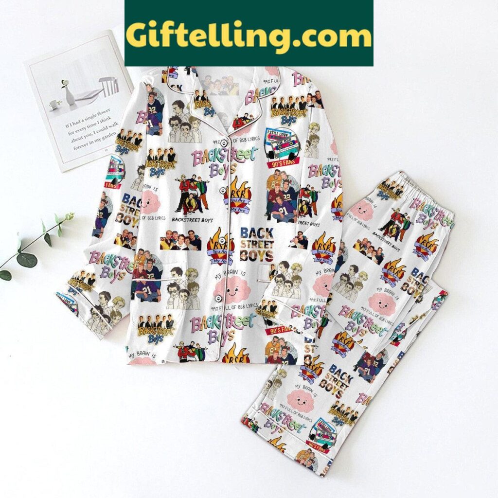 Backstreet Boys Christmas Polyester Pajamas Set