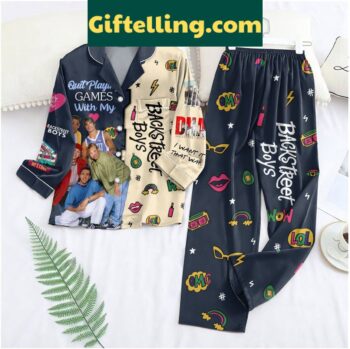 Backstreet Boys Quit Playing Games With My Heart Polyester Pajamas Set
