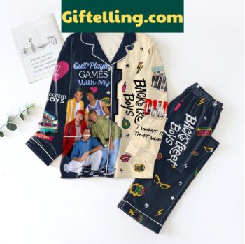 Backstreet Boys Quit Playing Games With My Heart Polyester Pajamas Set