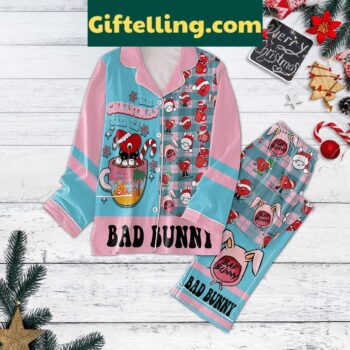 Bad Bunny Un Christmas Sin Ti Pajamas Set