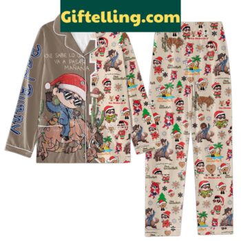 Bad Bunny Una Navidad Sin Ti Holiday Pajamas Set