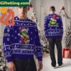 Baltimore Ravens NFL Team Color Grinch Ugly Christmas Sweater