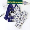 Baltimore Ravens Snoopy Peanuts Go Ravens Pajamas Set - Snoopy Fans' Dream PJs