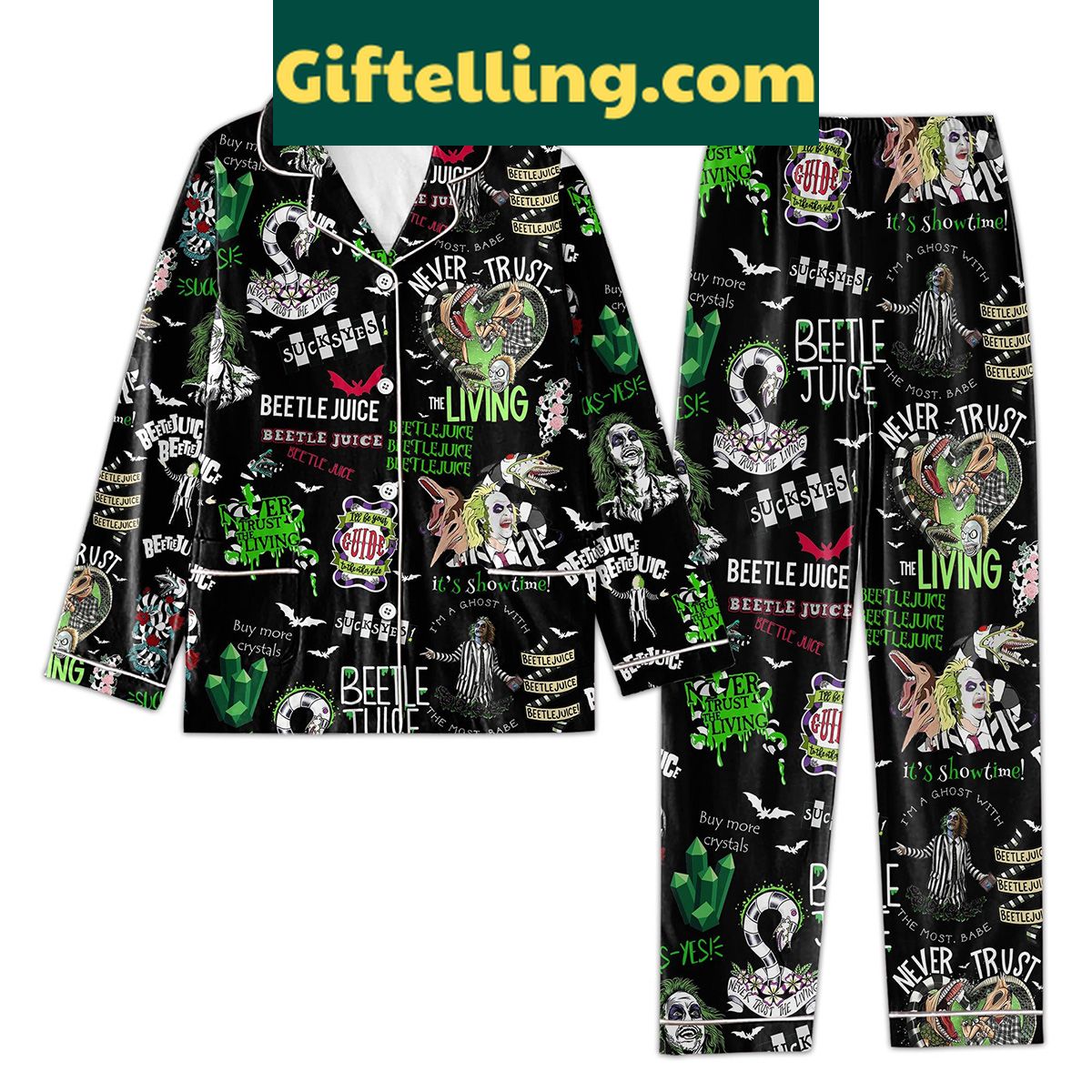 beetlejuice-ill-be-your-guide-to-the-other-side-pajamas-set-unique-gift-2 Beetlejuice themed pajamas set