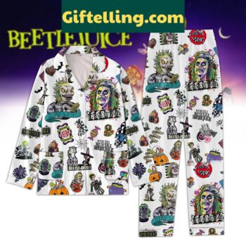 Beetlejuice Stay Weird It's Show Time Pajamas Set