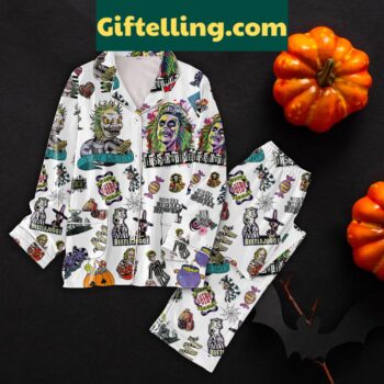 Beetlejuice Stay Weird It's Show Time Pajamas Set