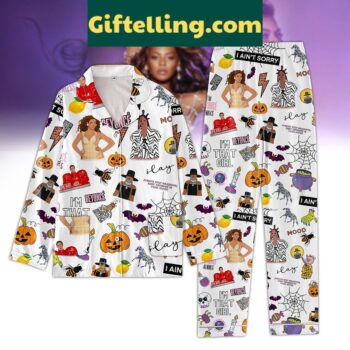 Beyonce I'm That Girl Always Stay Gracious Best Revenge Is Your Paper Pajamas Set lay flat on a surface