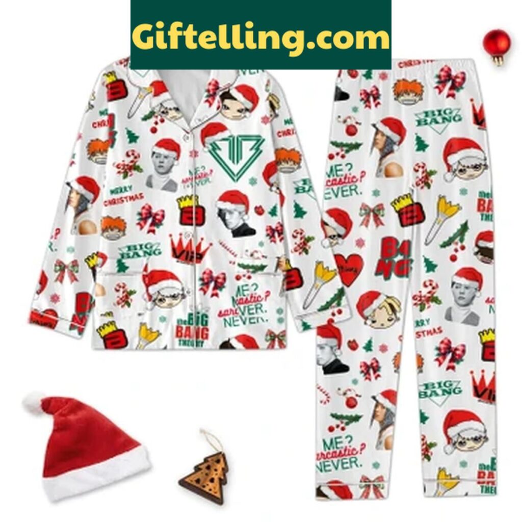 Big Bang Merry Christmas Haru Haru 2024 Polyester Pajamas Set