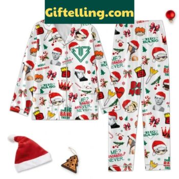 Big Bang Merry Christmas Haru Haru 2024 Polyester Pajamas Set