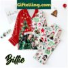 Billie Eilish I Love Eilish Merry Christmas 2024 Polyester Pajamas Set