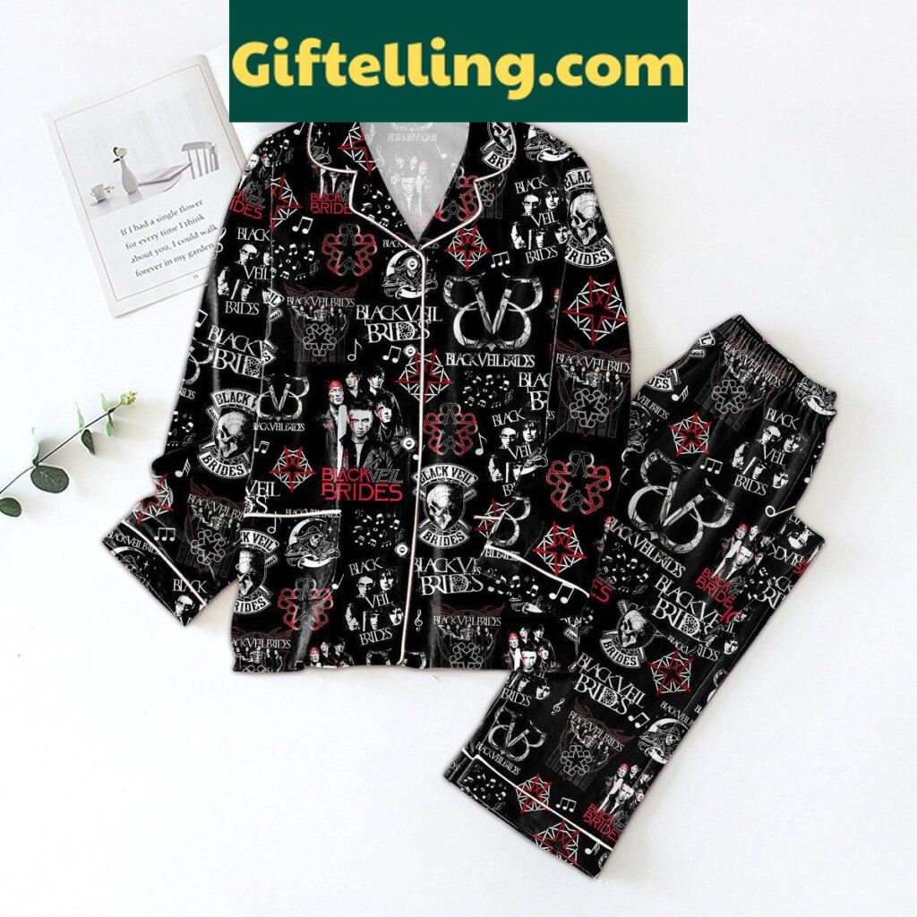 Black Veil Brides Rock N Roll Pajamas Set