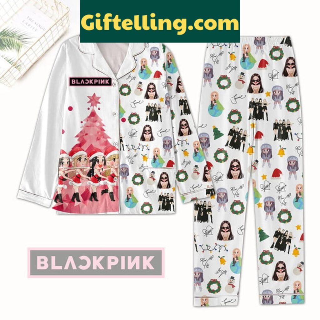 BLACKPINK Merry Christmas 2024 Polyester Pajamas Set