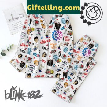 Blink 182 Fate Fell Short This Time Polyester Pajamas Set