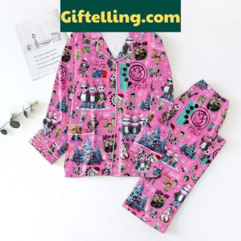 Blink 182 Say It Aint Snow Pajamas Set