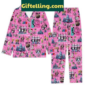 Blink 182 Say It Aint Snow Pajamas Set