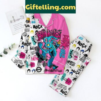 Blink 182 Well I Guess This Is Growing Up Pajamas Set, music-themed sleepwear