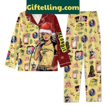 Blondie Call Me Merry Christmas Polyester Pajamas Set
