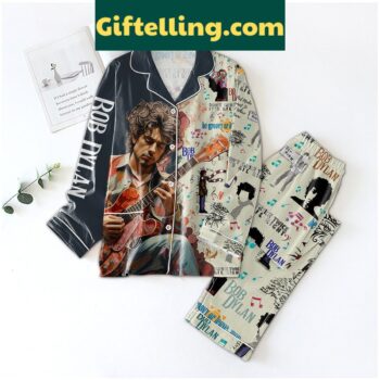 Bob Dylan He Groovy Or Leave Man Pajamas Set