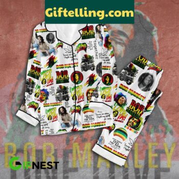 Bob Marley One Love One Heart Pajamas Set