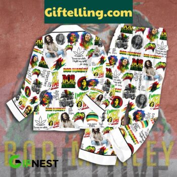 Bob Marley One Love One Heart Pajamas Set