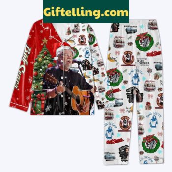 Bob Seger Merry Christmas and product image showing design and team colors