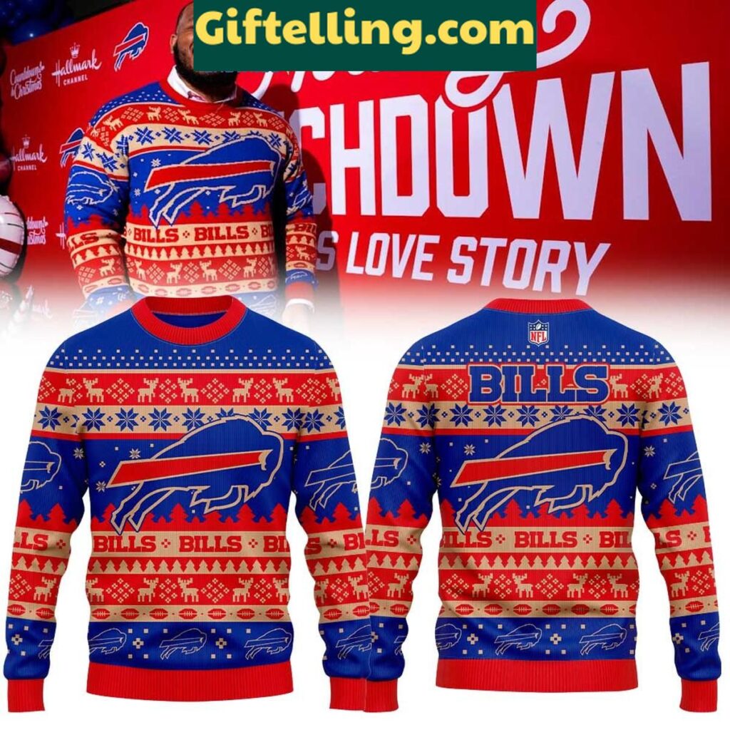 Buffalo Bills Holiday Christmas Ugly Sweater