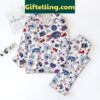 Buffalo Bills Peace Love Bills Mafia Pajamas Set for Men & Women