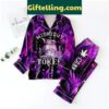 Steven Millers Purple Cannabis Midnight Toker Polyester Pajamas Set