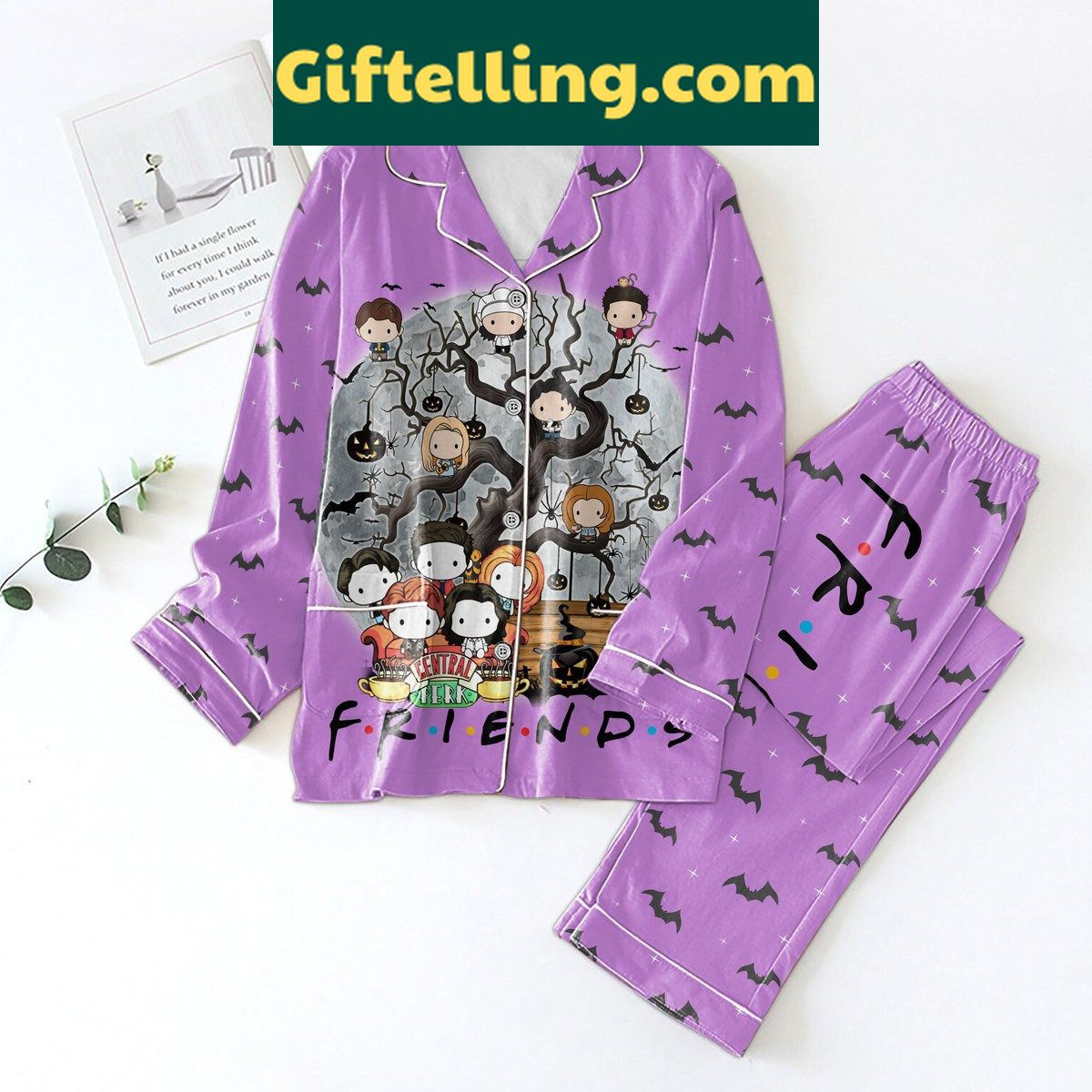 central-perk-friends-pajamas-set-cozy-tv-nightwear-for-fans-1 Central Perk Friends themed pajamas set
