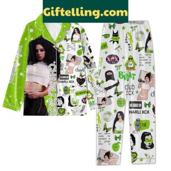 Charli XCX Rotten Right To The Core 2024 Polyester Pajamas Set