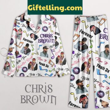 Chris Brown Forever Yeah Polyester Pajamas Set