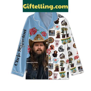 Chris Stapleton Legend Polyester Pajamas Set