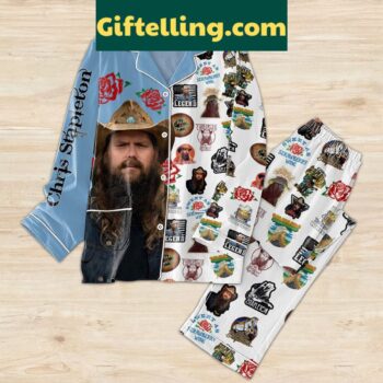 Chris Stapleton Legend Polyester Pajamas Set