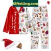 Christmas Friends Happy Holidays Pajamas Set