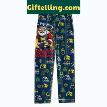 Have A Very Merry Maize And Blue Christmas Pajamas Set
