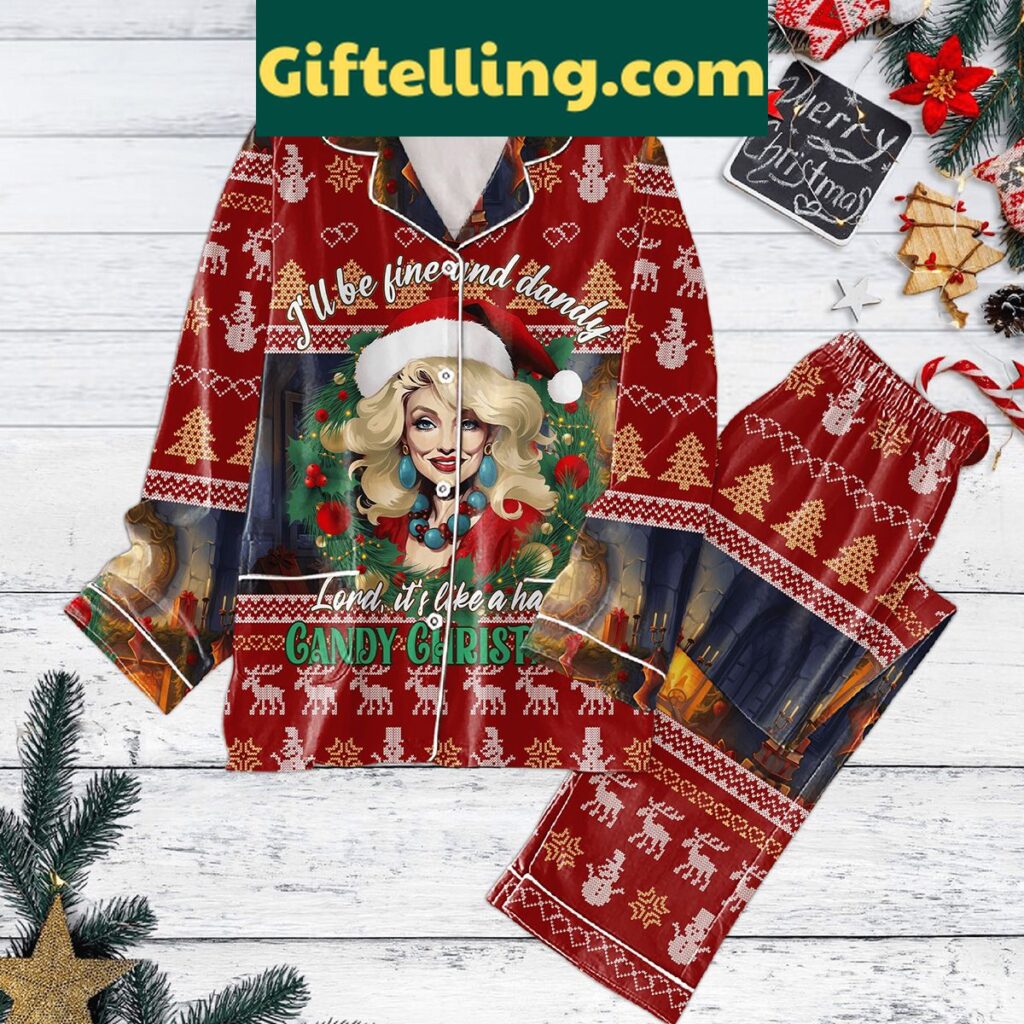 Christmas Pajamas Set with festive design