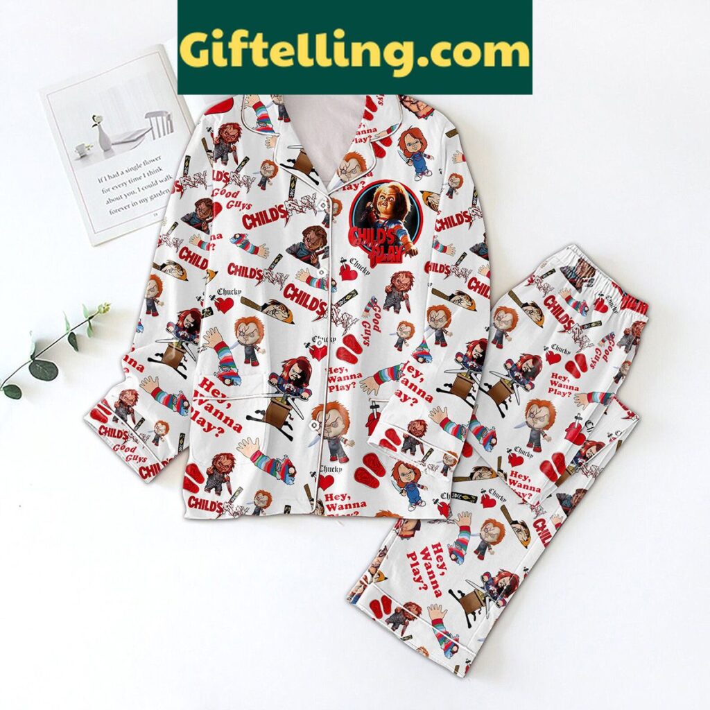 Chucky Child's Play Hey Wanna Play Pajamas Set
