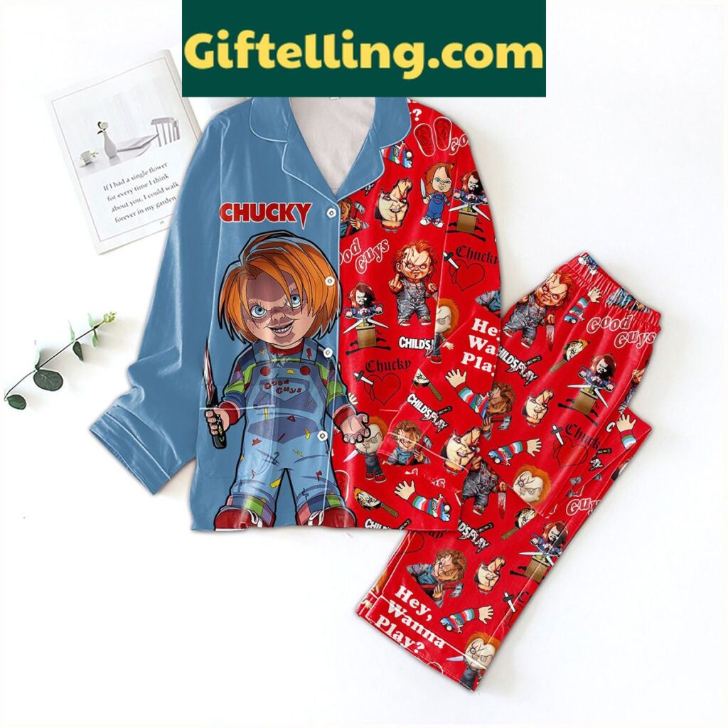 Chucky Movies Child's Play Fan Polyester Pajamas Set